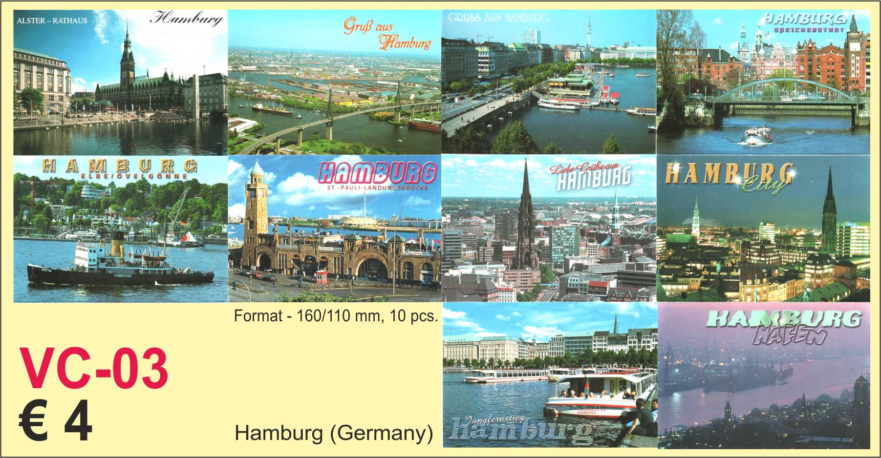 Viewcards Germany Hamburg